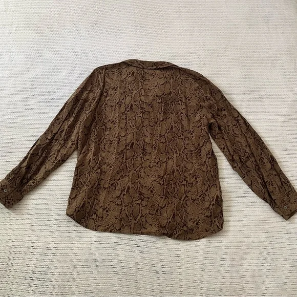Rails Noemi Top in Brown Snakeskin - Picture 9 of 13